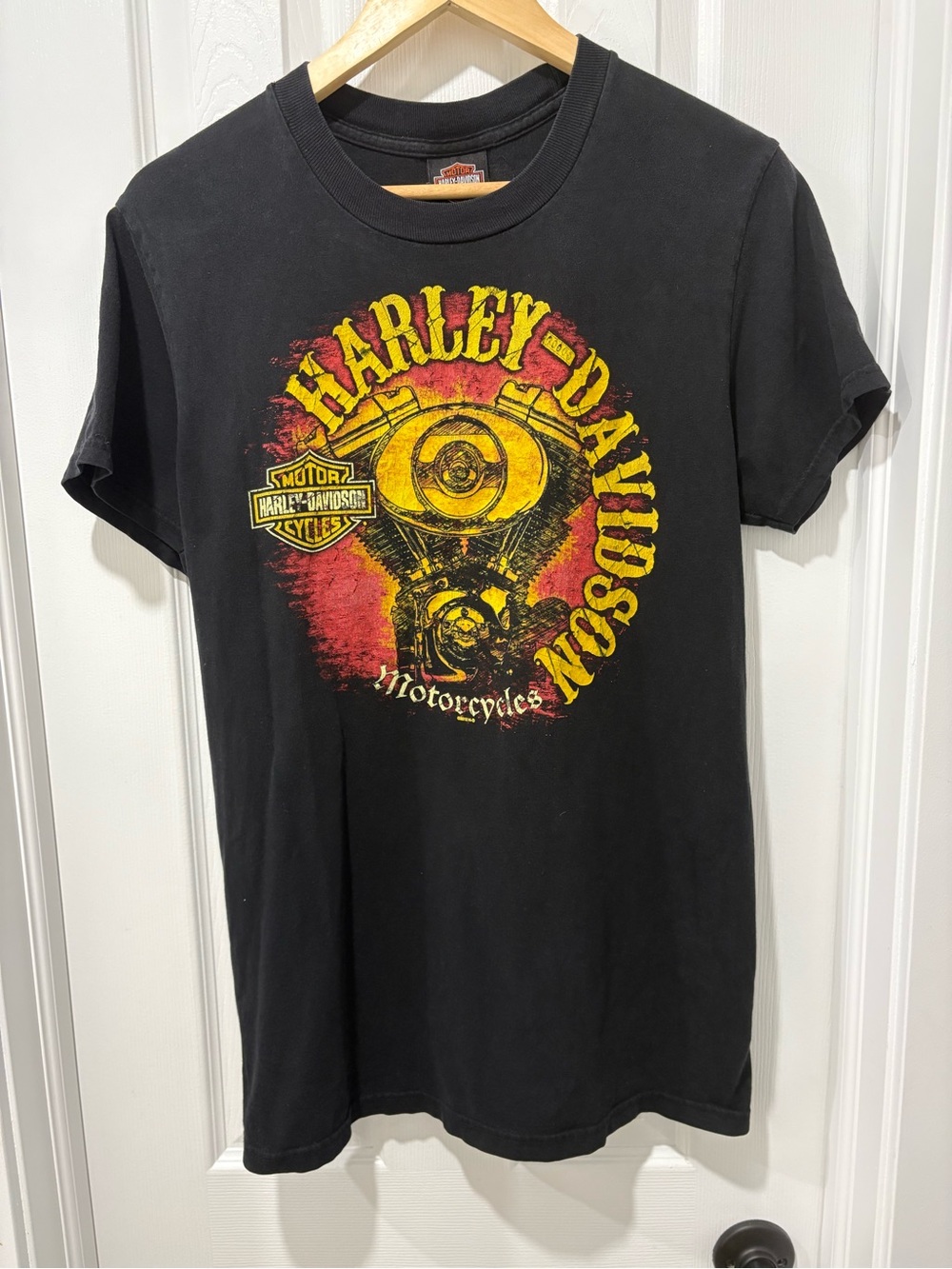 Y2K Harley-Davidson Tee Medium Men’s double sided